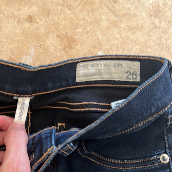 Rag & Bone 10 Inch High Rise Skinny Jeans Size 26 - Picture 3 of 8